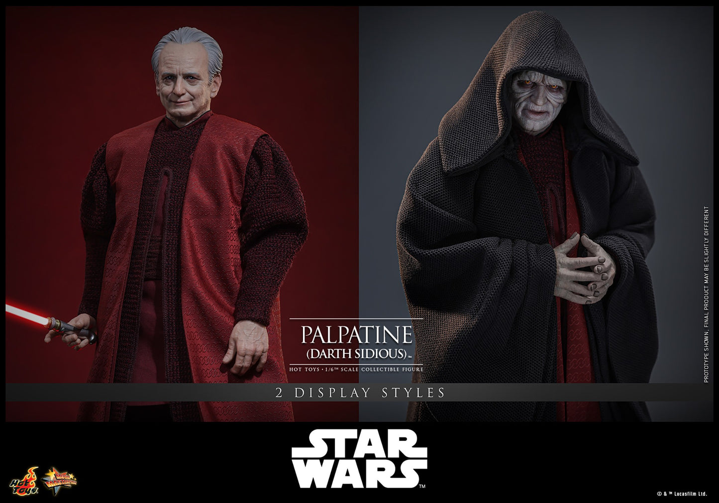 (Preorder) Hot Toys MMS805 Star Wars: Episode III Revenge of the Sith [Palpatine] (Darth Sidious) 1/6 Scale Collectible Figure