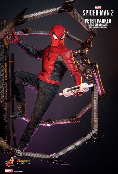 Hot Toys VGM71 Marvel's Spider-Man 2 [Peter Parker] (Last Stand Suit) [Hot Toys Exclusive] 1/6th scale Collectible Figure