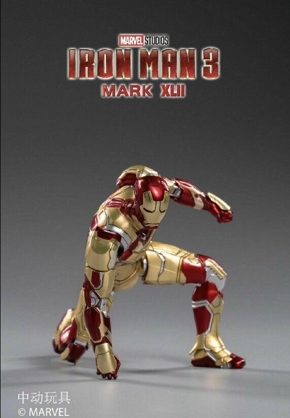 ZD Toys [Iron Man 3 - Mark 42 XLII MK42] (LED Version) 1:10 Scale Collectible Figure