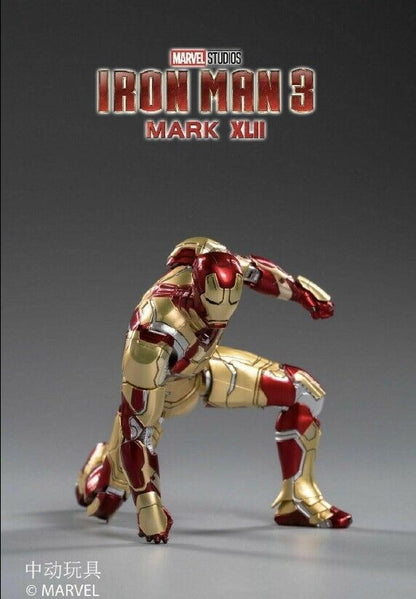 ZD Toys [Iron Man 3 - Mark 42 XLII MK42] (LED Version) 1:10 Scale Collectible Figure