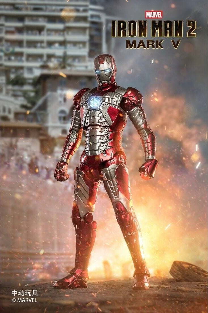 ZD Toys [Ironman 2 - Mark 5] 1:10 Scale Collectible Figure（LED Version）