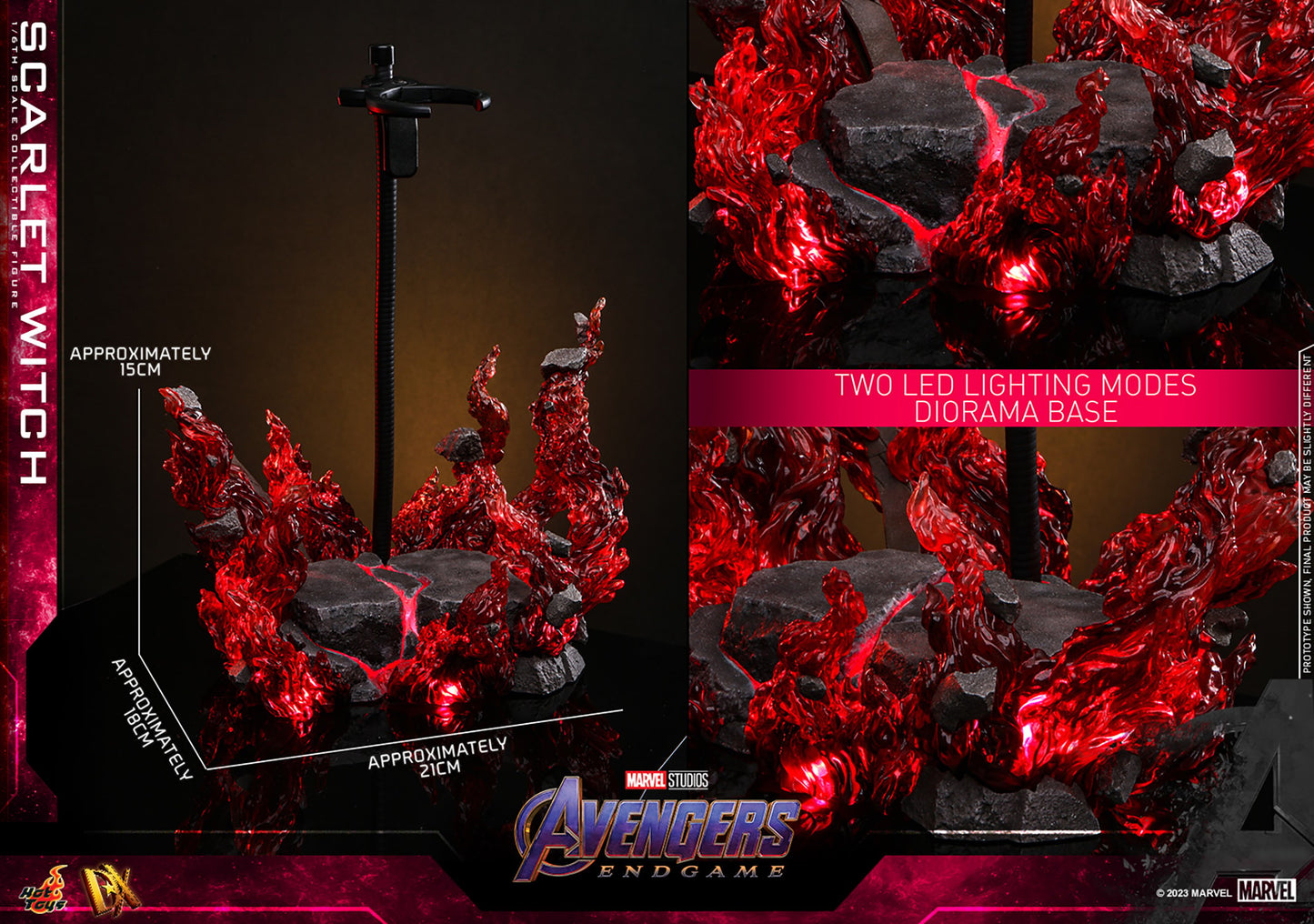 Hot Toys DX36AE Avengers Endgame [Scarlet Witch] (Artisan Edition with Rooted Hair) 1/6th Scale Collectible Figure