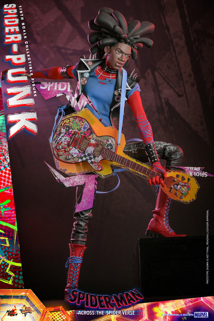 Hot Toys MMS726B Spiderman Across the Spiderverse - Spider Punk - 1/6 Scale Collectible Figure (Special Edition)
