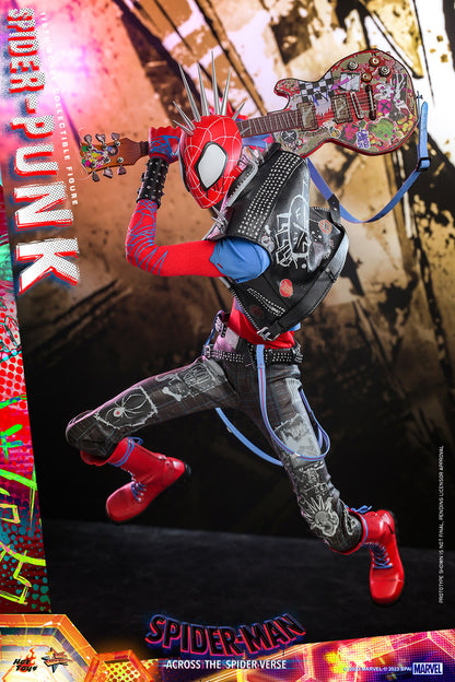 Hot Toys MMS726B Spiderman Across the Spiderverse - Spider Punk - 1/6 Scale Collectible Figure (Special Edition)
