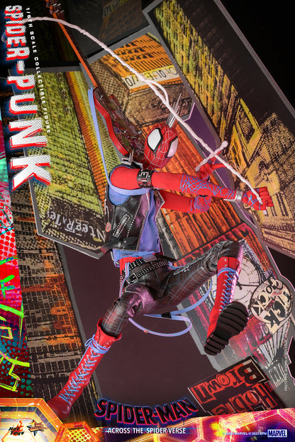 Hot Toys MMS726B Spiderman Across the Spiderverse - Spider Punk - 1/6 Scale Collectible Figure (Special Edition)