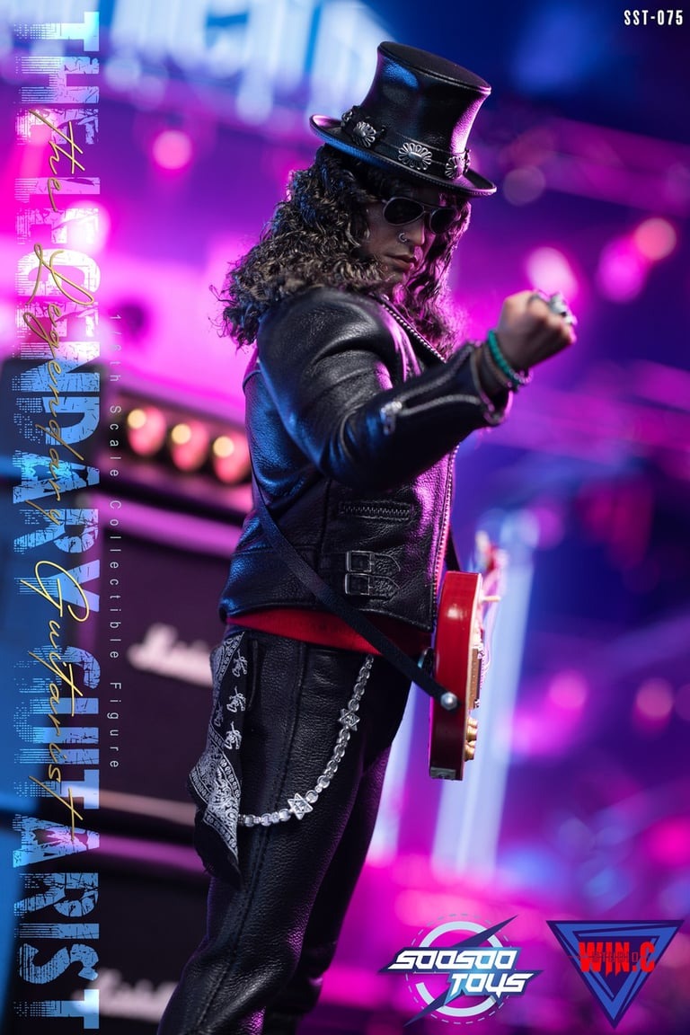 (Preorder) Soosootoys SST075 [Legendary Guitarist Slash Guns N Roses] 1/6 Scale Collectible Figure