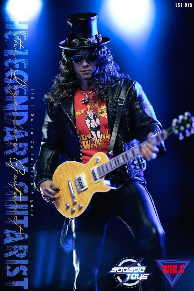 (Preorder) Soosootoys SST075 [Legendary Guitarist Slash Guns N Roses] 1/6 Scale Collectible Figure