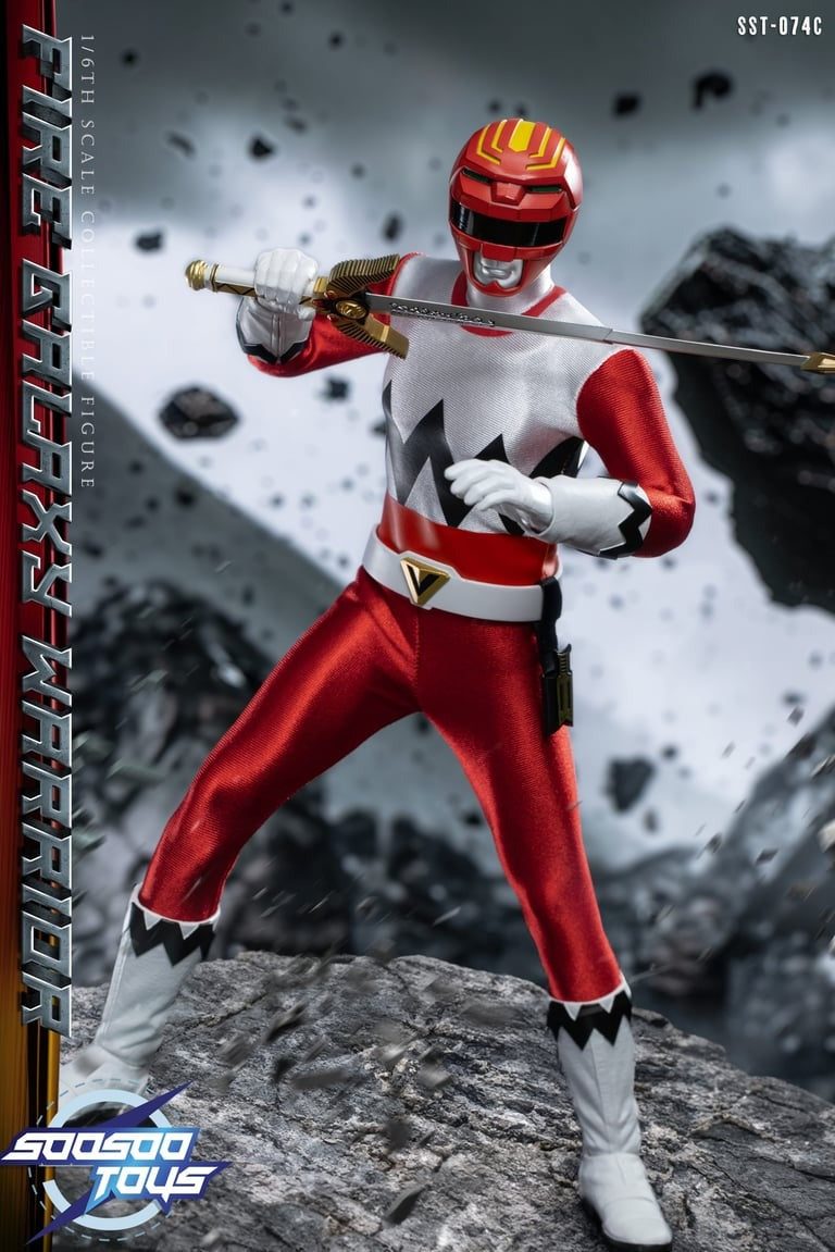 (Preorder) Soosootoys SST074C Lost Galaxy Red Ranger 1/6 Scale Collectible Figure