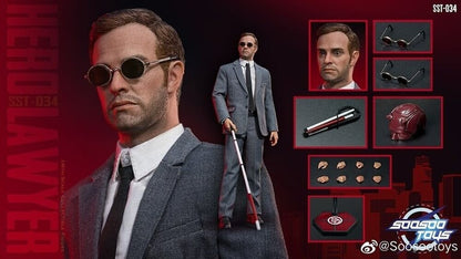 Soosootoys SST-034 Daredevil 2.0 [Lawyer Matt Murdock] 1/6 Scale Collectible Figure