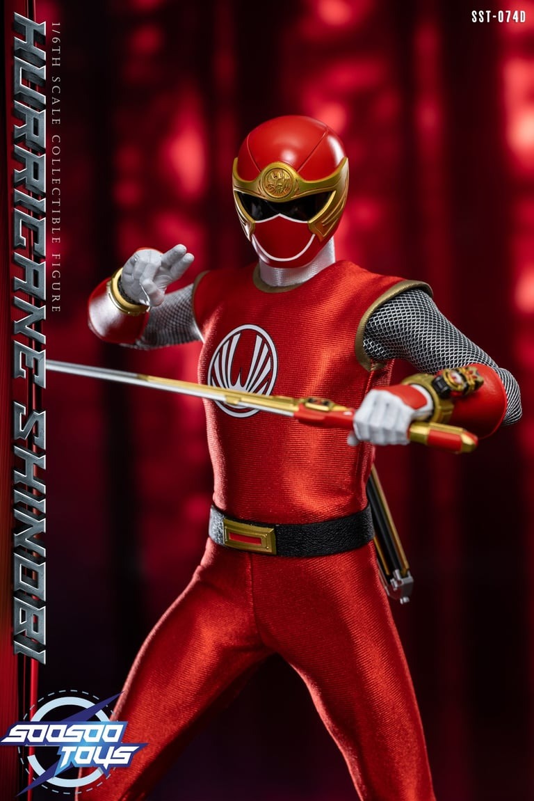 (Preorder) Soosootoys SST074D [Ninja Storm Red Ranger] 1/6 Scale Collectible Figure