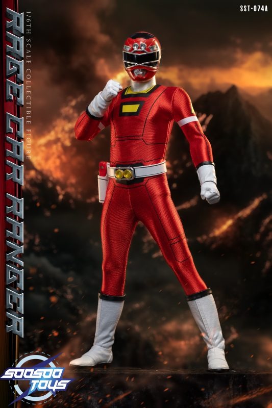 (Preorder) Soosootoys SST074A [Turbo Red Ranger] Power Rangers Toy 1/6 Scale Collectible Figure