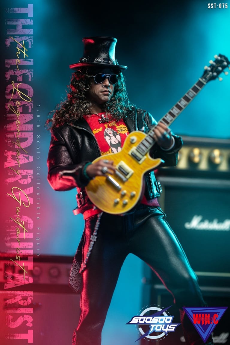 (Preorder) Soosootoys SST075 [Legendary Guitarist Slash Guns N Roses] 1/6 Scale Collectible Figure