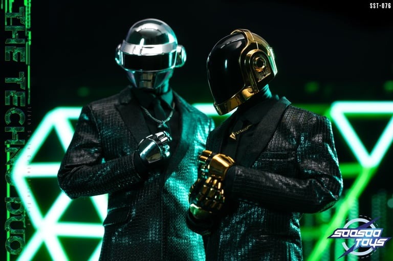 (Preorder) Soosootoys SST076 Techno Duo Figure Set [Daft Punk] EDM 1/6 Scale Collectible Figure
