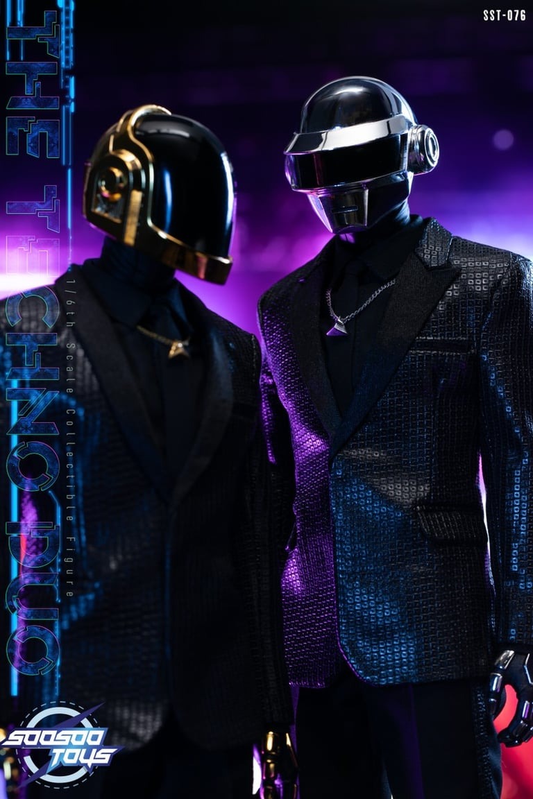 (Preorder) Soosootoys SST076 Techno Duo Figure Set [Daft Punk] EDM 1/6 Scale Collectible Figure