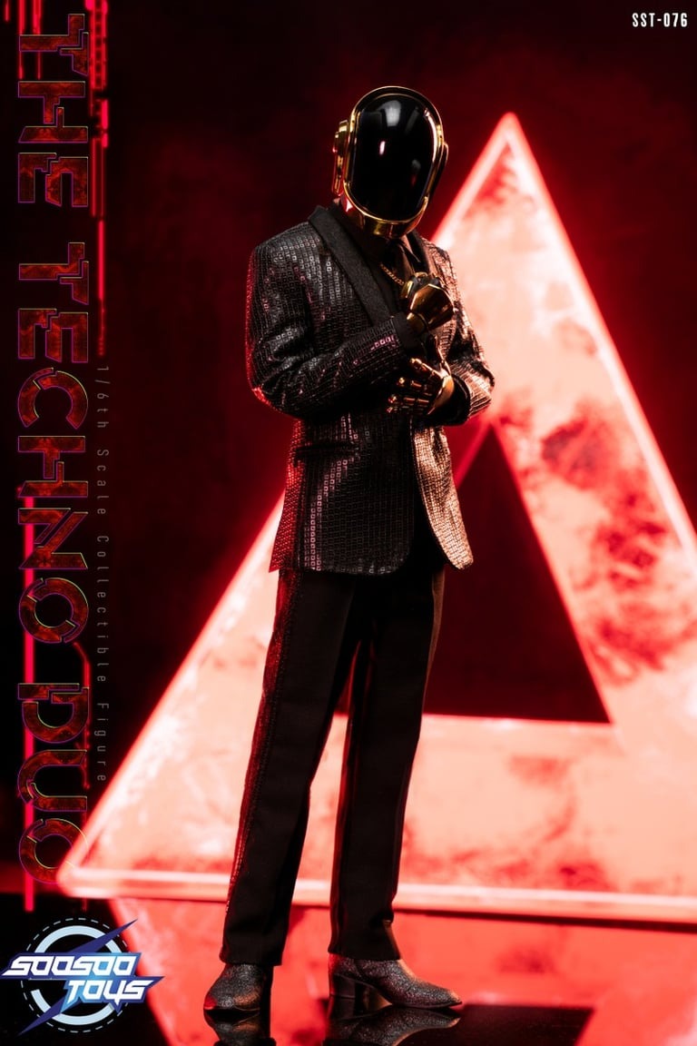 (Preorder) Soosootoys SST076 Techno Duo Figure Set [Daft Punk] EDM 1/6 Scale Collectible Figure
