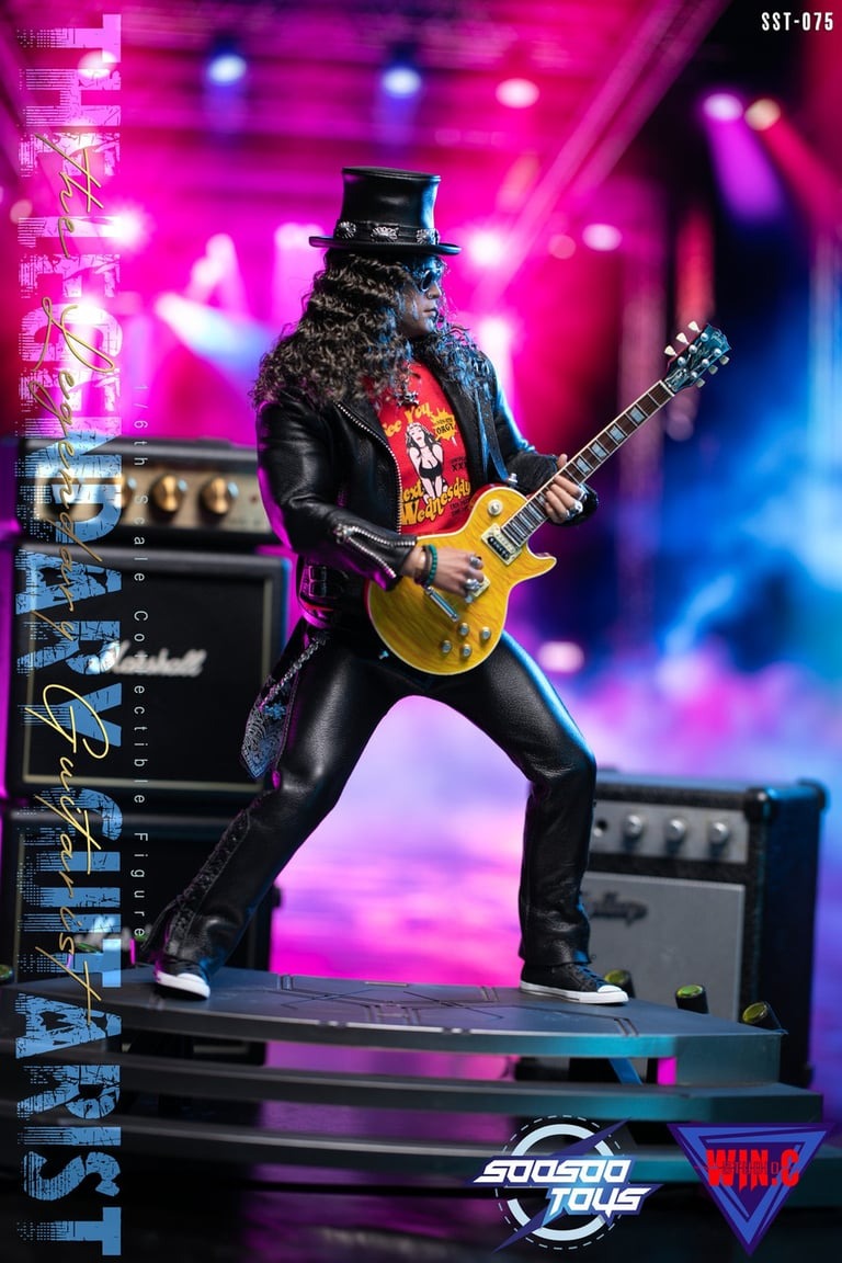 (Preorder) Soosootoys SST075 [Legendary Guitarist Slash Guns N Roses] 1/6 Scale Collectible Figure
