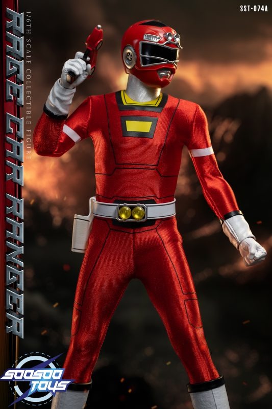 (Preorder) Soosootoys SST074A [Turbo Red Ranger] Power Rangers Toy 1/6 Scale Collectible Figure
