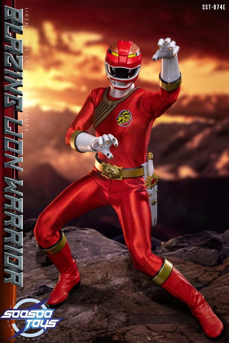 (Preorder) Soosootoys SST074E [Wild Force Red Ranger] Power Rangers Toy 1/6 Scale Collectible Figure