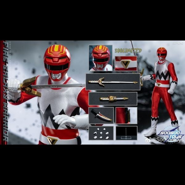 (Preorder) Soosootoys SST074ABCDE Deluxe Set Power Rangers Toy 1/6 Scale Collectible Figure