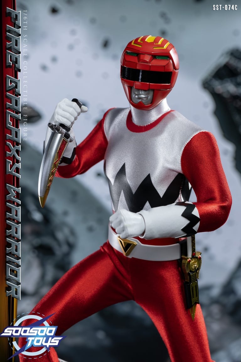 (Preorder) Soosootoys SST074C Lost Galaxy Red Ranger 1/6 Scale Collectible Figure