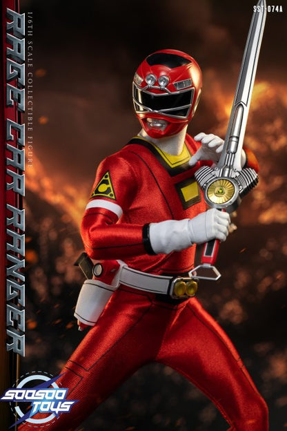 (Preorder) Soosootoys SST074A [Turbo Red Ranger] Power Rangers Toy 1/6 Scale Collectible Figure