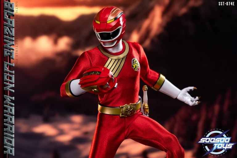 (Preorder) Soosootoys SST074E [Wild Force Red Ranger] Power Rangers Toy 1/6 Scale Collectible Figure