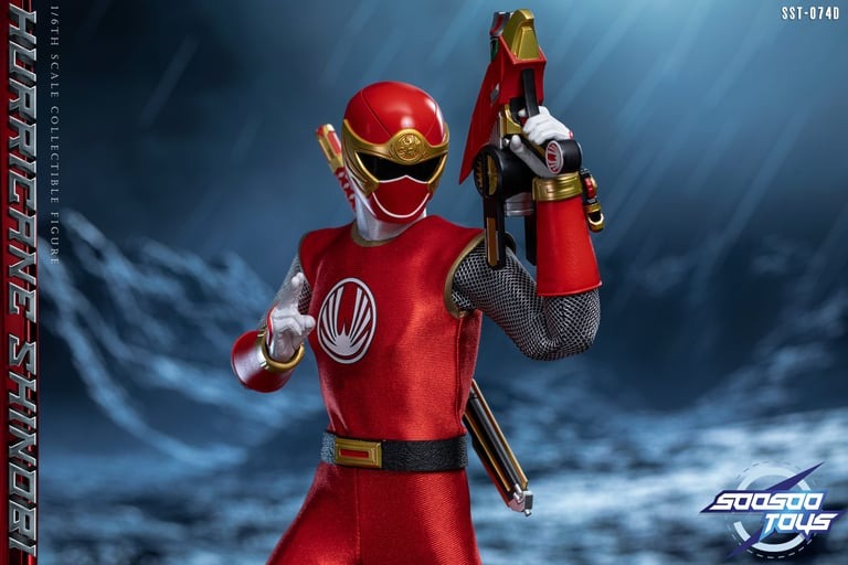 (Preorder) Soosootoys SST074D [Ninja Storm Red Ranger] 1/6 Scale Collectible Figure