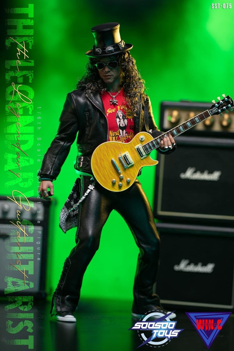 (Preorder) Soosootoys SST075 [Legendary Guitarist Slash Guns N Roses] 1/6 Scale Collectible Figure
