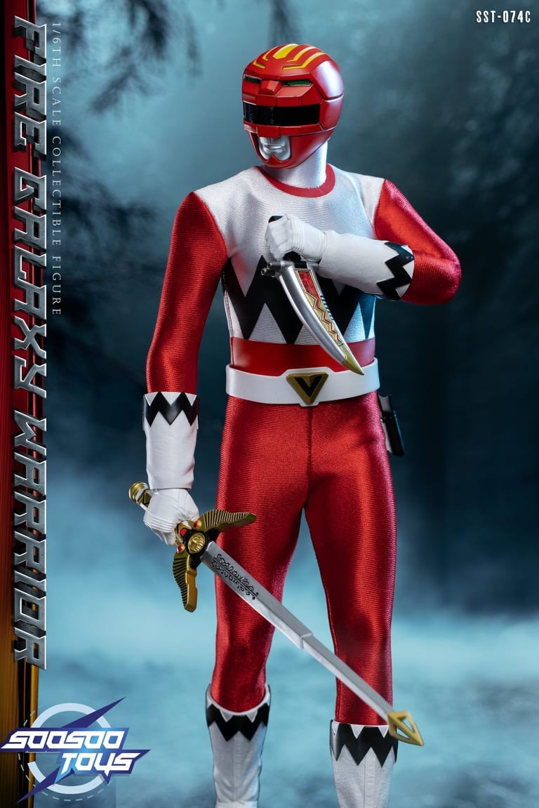 (Preorder) Soosootoys SST074C Lost Galaxy Red Ranger 1/6 Scale Collectible Figure