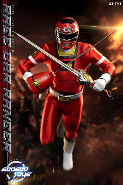 (Preorder) Soosootoys SST074A [Turbo Red Ranger] Power Rangers Toy 1/6 Scale Collectible Figure