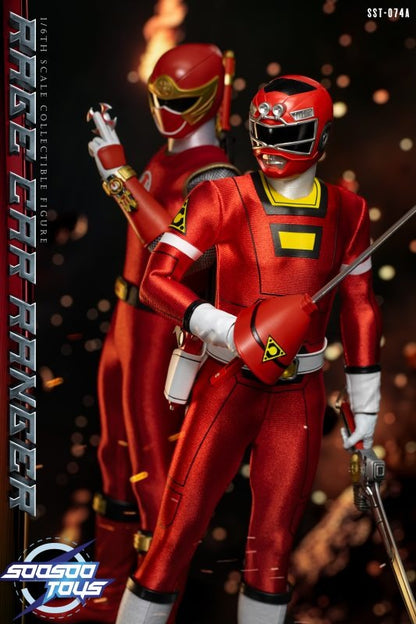 (Preorder) Soosootoys SST074A [Turbo Red Ranger] Power Rangers Toy 1/6 Scale Collectible Figure