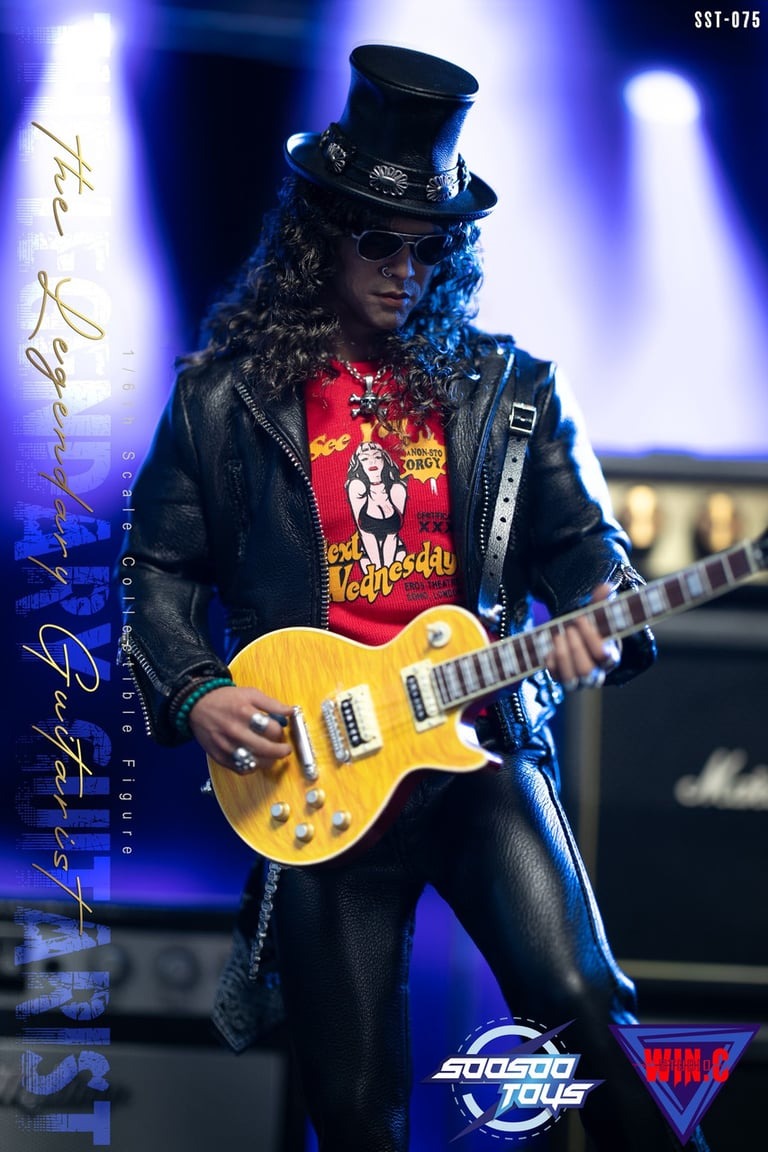 (Preorder) Soosootoys SST075 [Legendary Guitarist Slash Guns N Roses] 1/6 Scale Collectible Figure