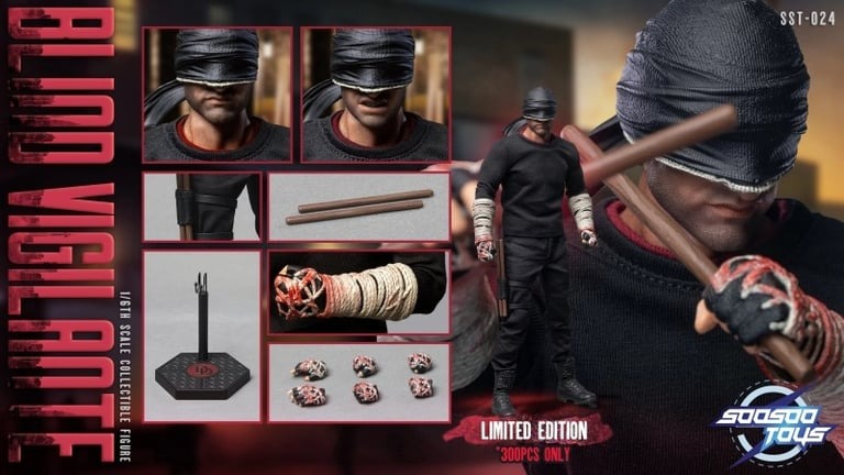 (Preorder) Soosootoys SST024 [Blind Vigilante] 1/6 Scale Collectible Figure (300 Limited)