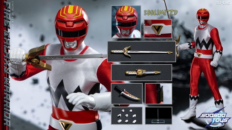 (Preorder) Soosootoys SST074C Lost Galaxy Red Ranger 1/6 Scale Collectible Figure