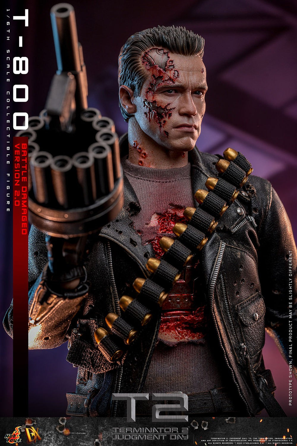(Preorder) Hot Toys DX46 Terminator 2: Judgment Day [T-800] (Battle Damaged Version 2.0) 1/6 Scale Collectible Figure