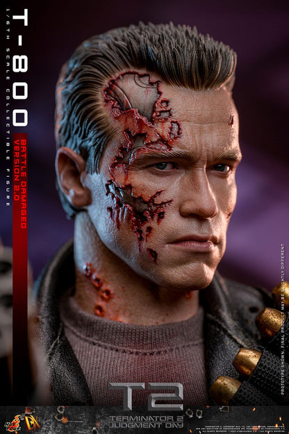 (Preorder) Hot Toys DX46 Terminator 2: Judgment Day [T-800] (Battle Damaged Version 2.0) 1/6 Scale Collectible Figure