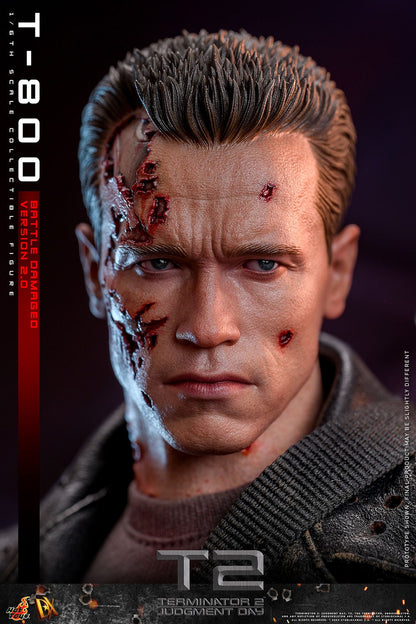 (Preorder) Hot Toys DX46 Terminator 2: Judgment Day [T-800] (Battle Damaged Version 2.0) 1/6 Scale Collectible Figure