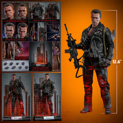(Preorder) Hot Toys DX46 Terminator 2: Judgment Day [T-800] (Battle Damaged Version 2.0) 1/6 Scale Collectible Figure