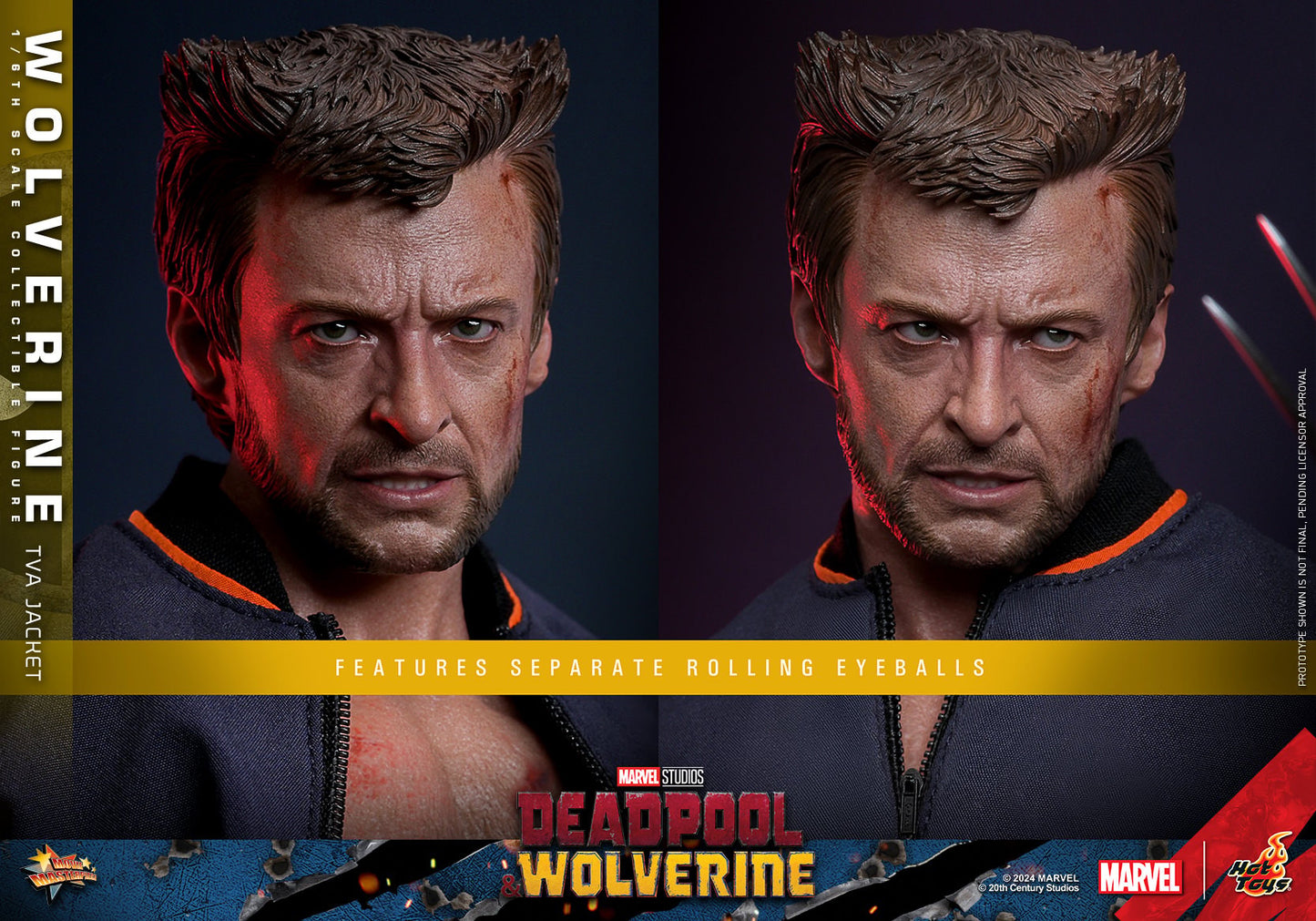(Preorder) Hot Toys MMS756 Marvel Deadpool and Wolverine [Wolverine] (Jacket Version) 1/6 Scale Collectible Figure