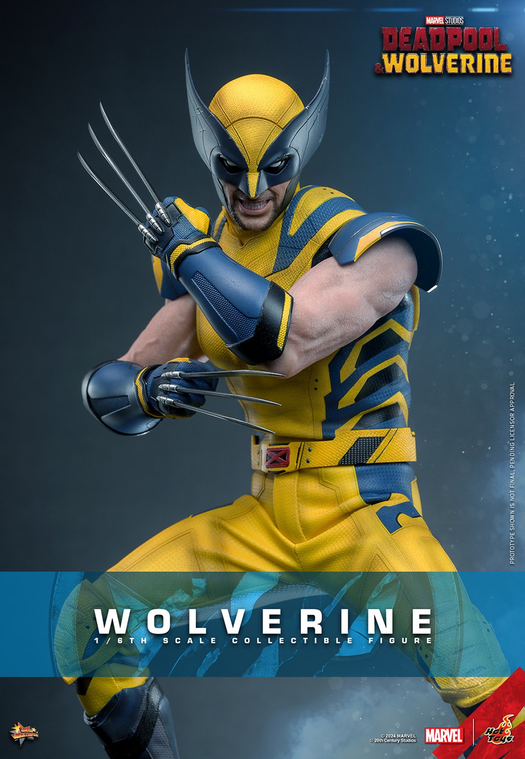 (Preorder) Hot Toys MMS754 Deadpool and Wolverine [Wolverine] 1/6 Scale Collectible Figure (Deluxe Edition)