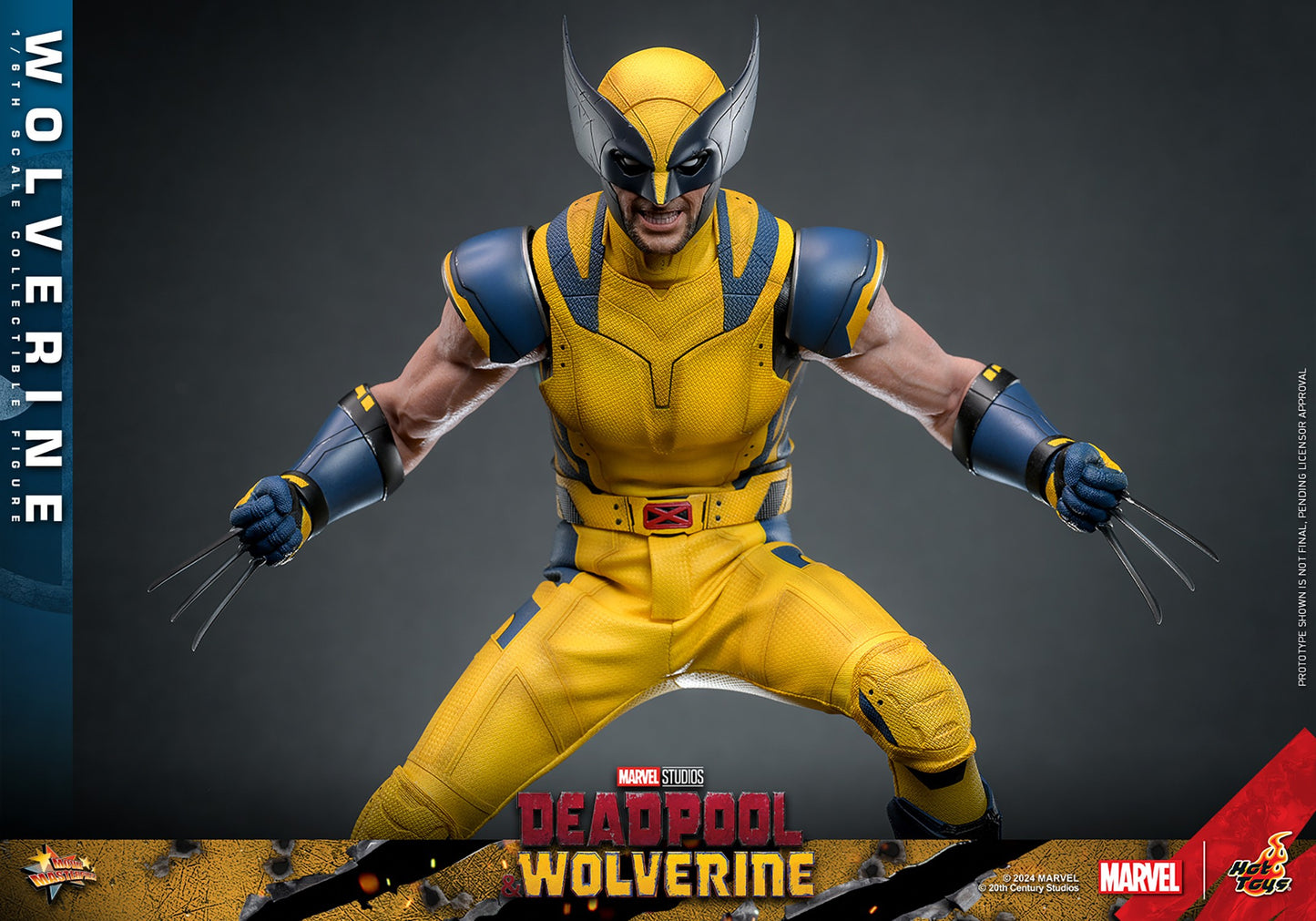 (Preorder) Hot Toys MMS754 Deadpool and Wolverine [Wolverine] 1/6 Scale Collectible Figure (Deluxe Edition)